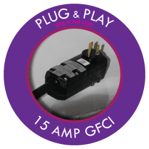 plug and play graphic for 15amp gfci