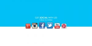 get social with us on google, instagram, facebook, twitter, youtube, and pinterest