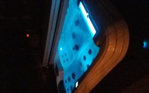 hot tub with led lighting