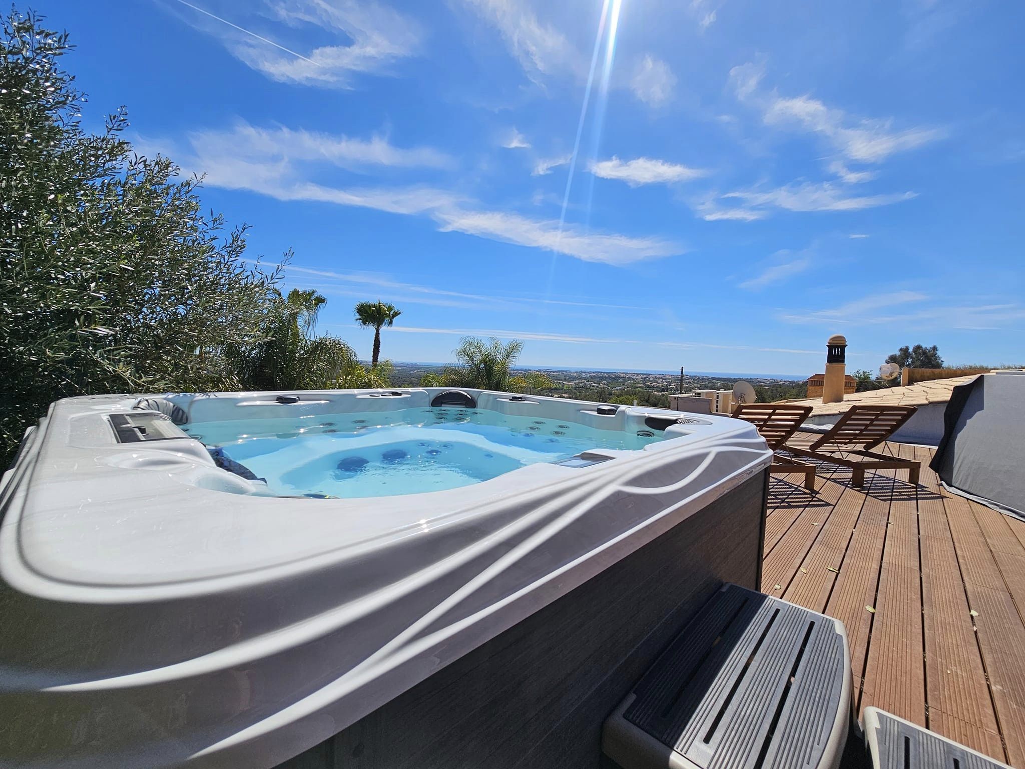 Hot tub of the month in a luxurious