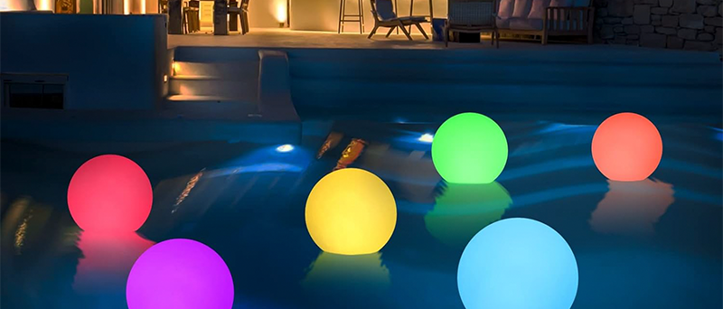 Holiday Gift Guide: Floating LED Lights for hot tub owners