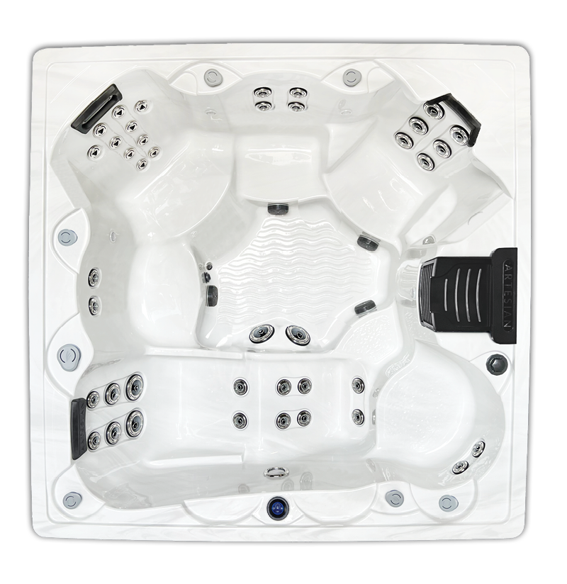 Grand Bahama Essential hot tub overhead view